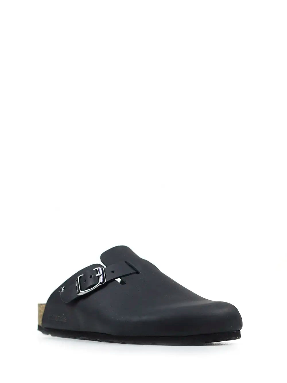 Men's Black Leather Sandals