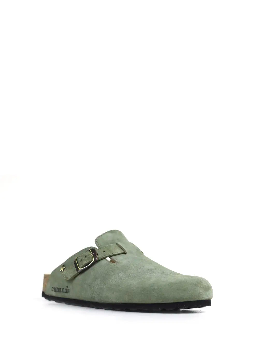 Men's Green Suede Sandals