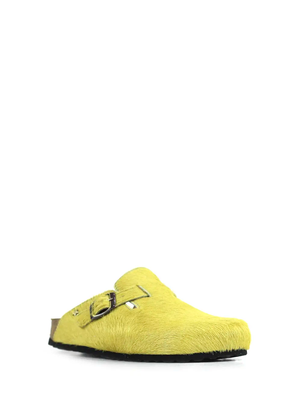 Sandália Maria em Pelo Amarelo