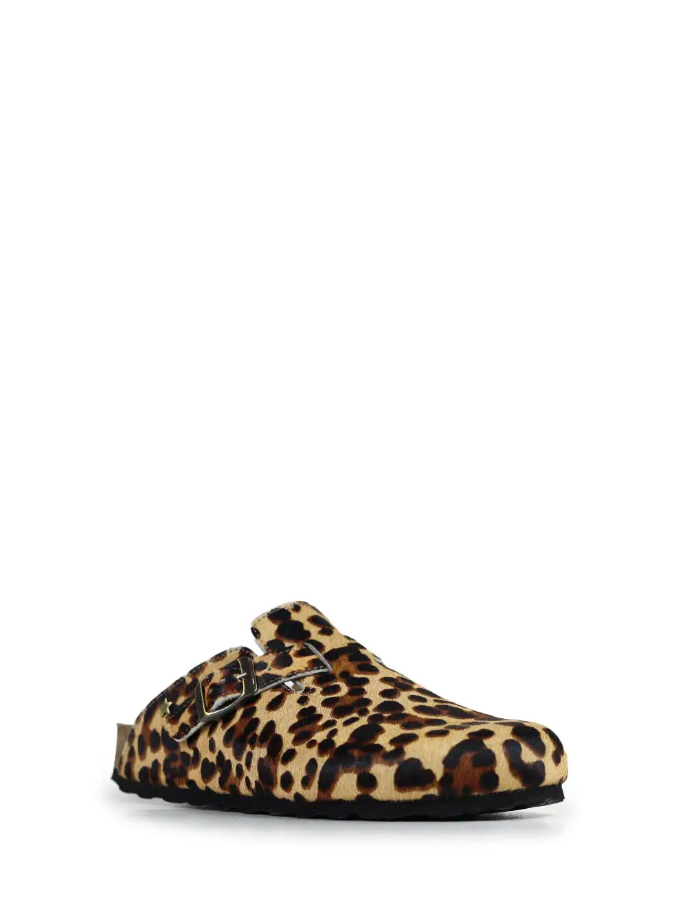 Maria Brown Animal Print Sandals