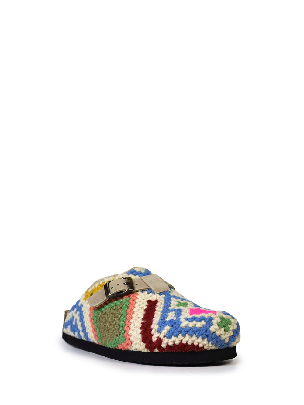 Ti Maria Sandals in Blue Arraiolos Wool