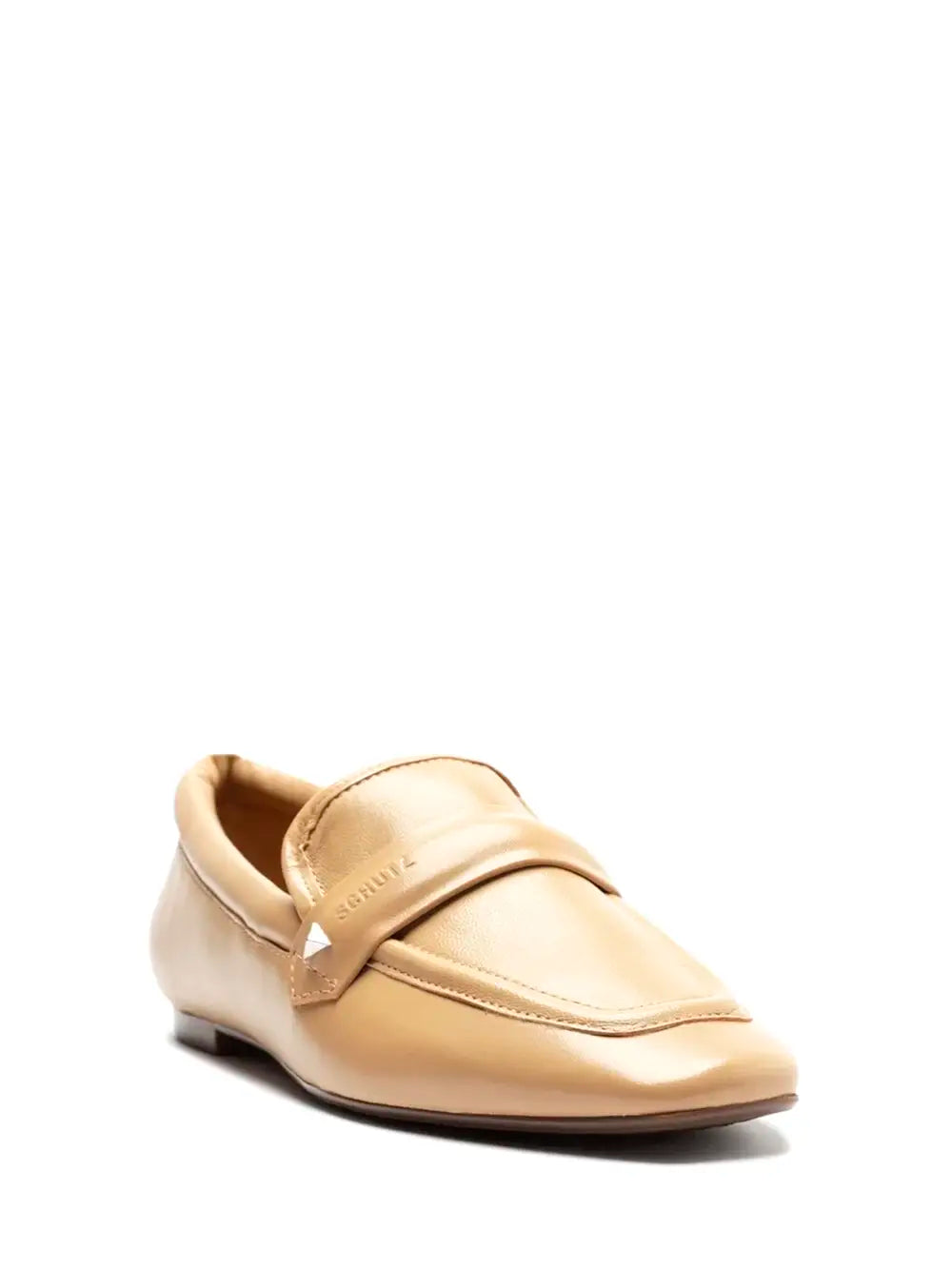Loafer Schutz em Pele Beige
