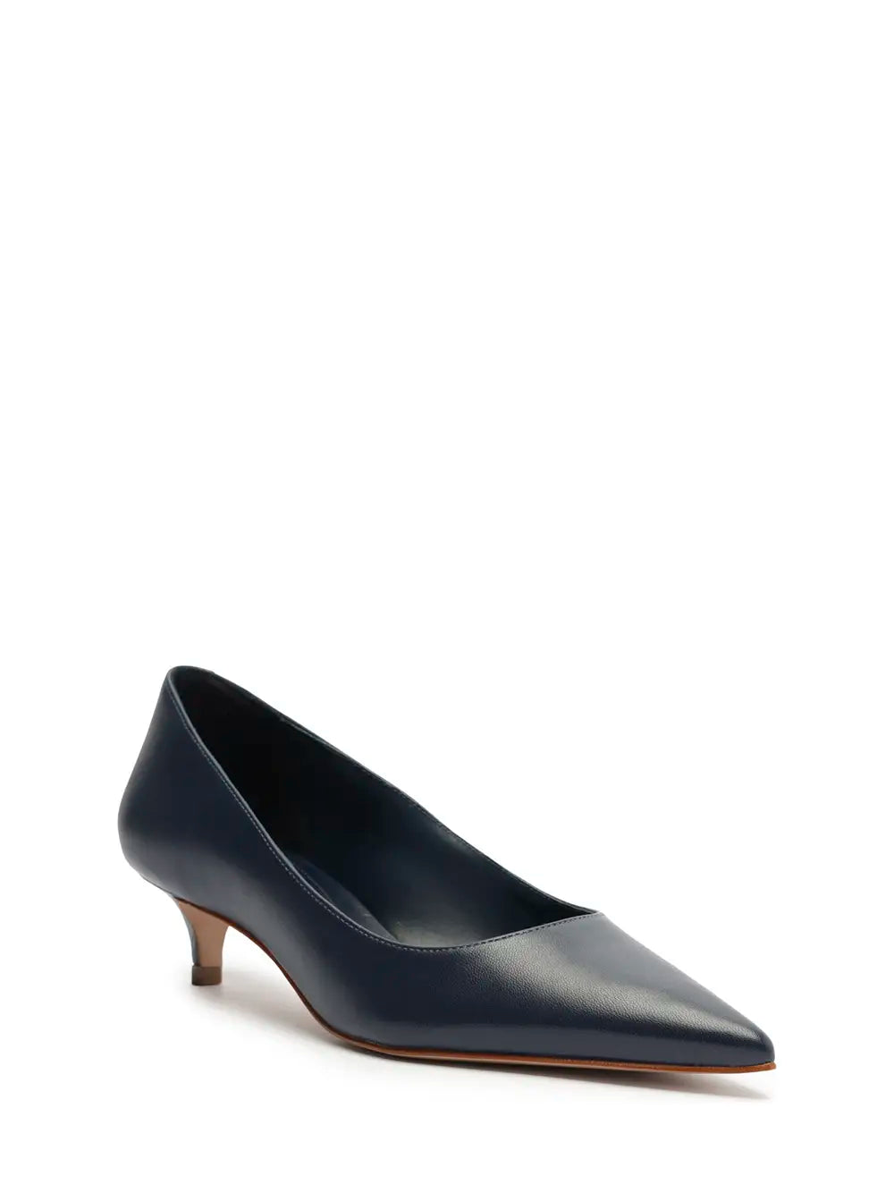 Scarpin Schutz Preto em Pele