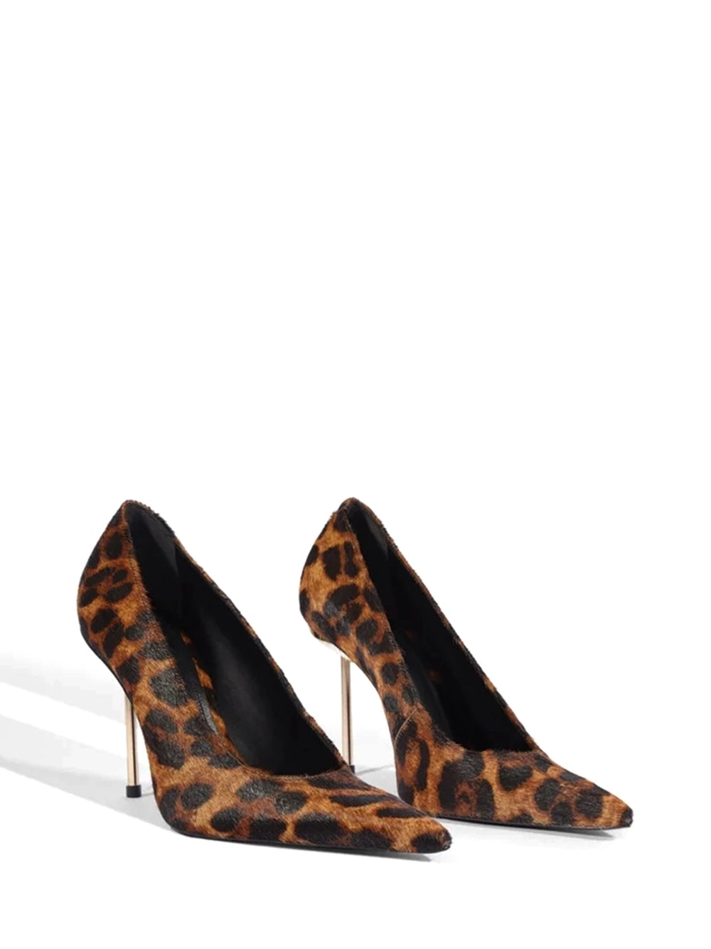 Scarpin Schutz em Pelo Animal Print Leopardo