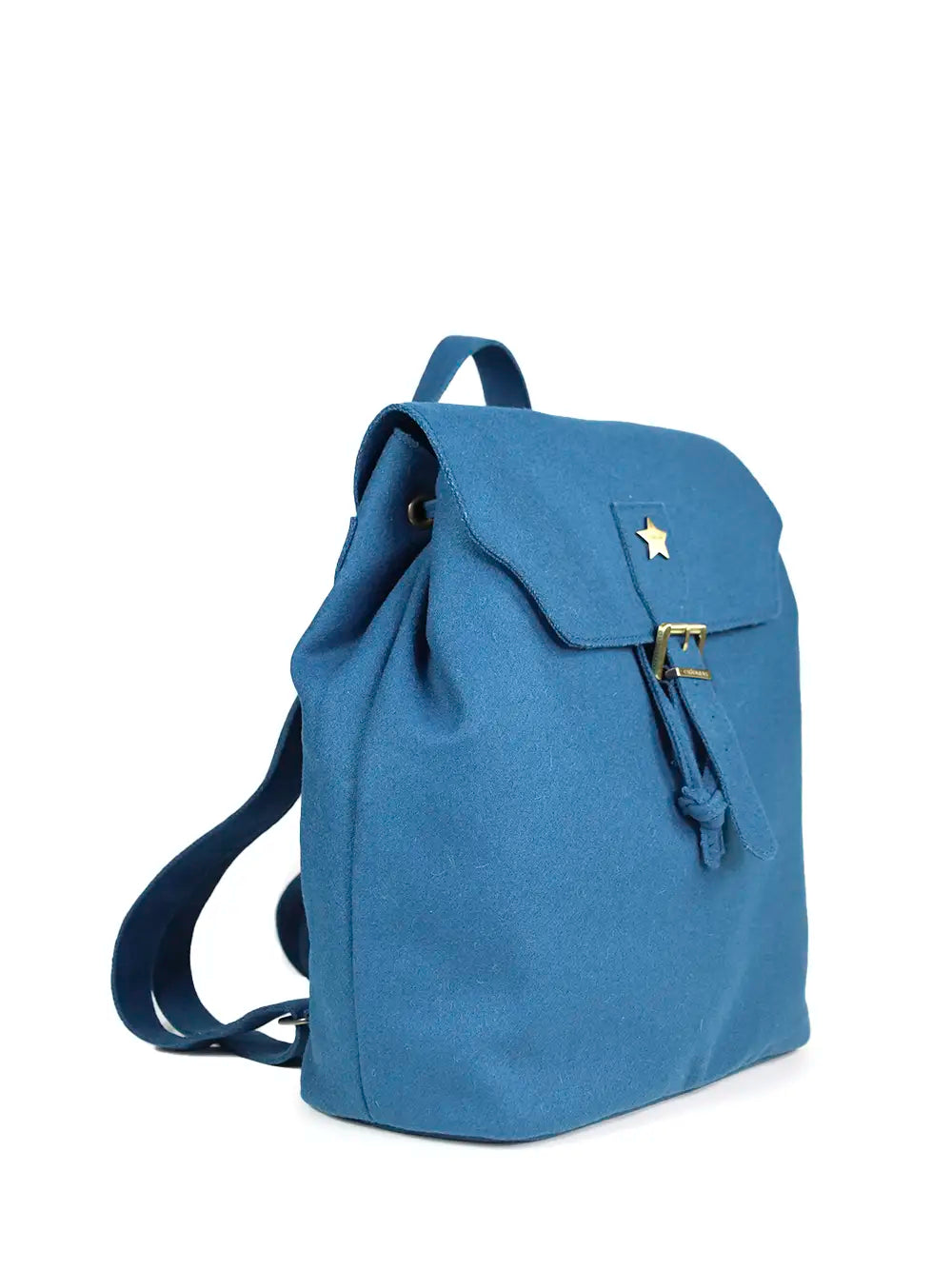 Mochila em Burel Azul