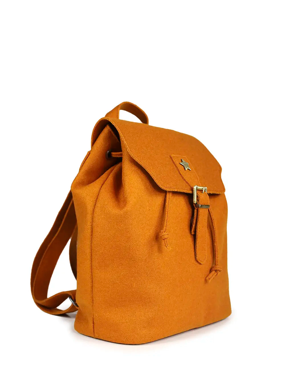 Mochila em Burel Laranja