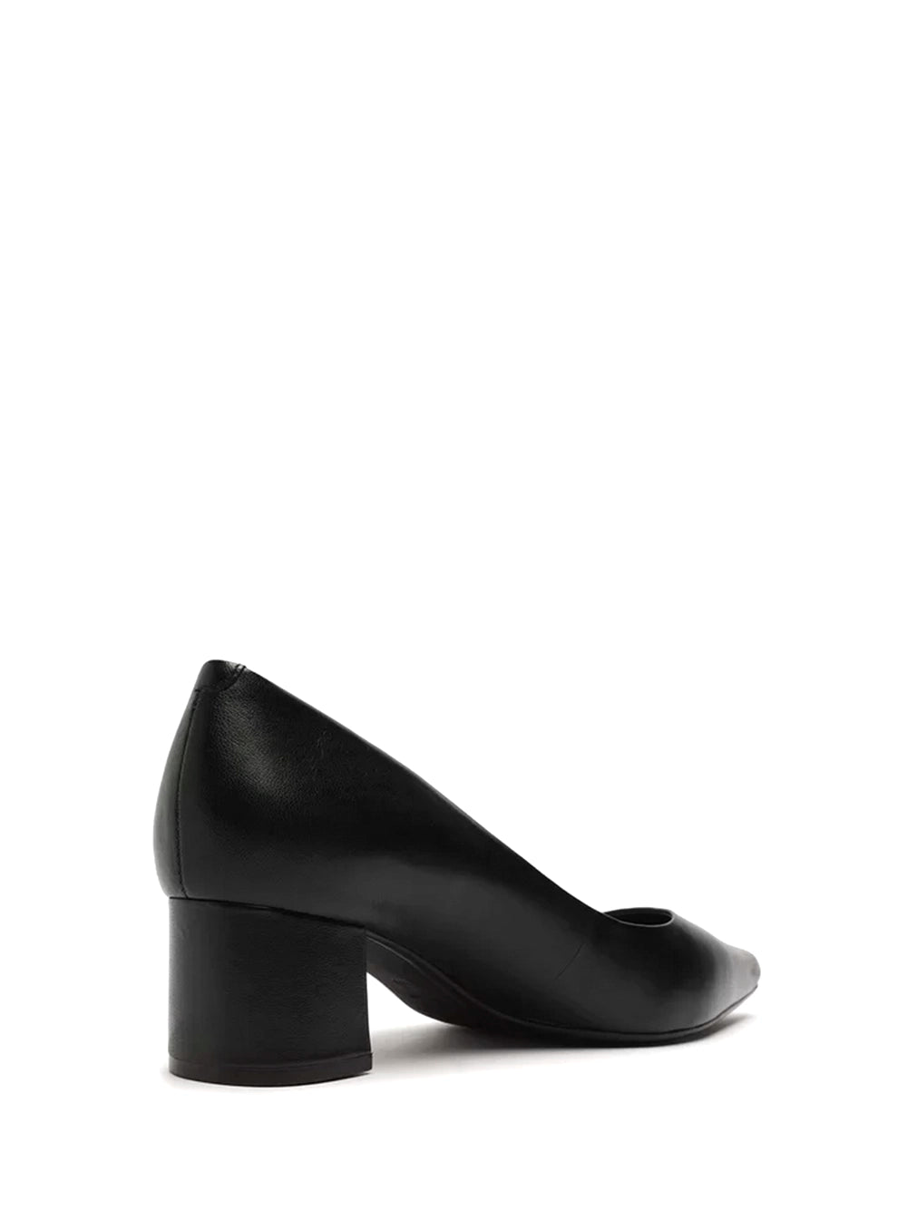 Arezzo Black Leather Court Shoes with Pointed Toe