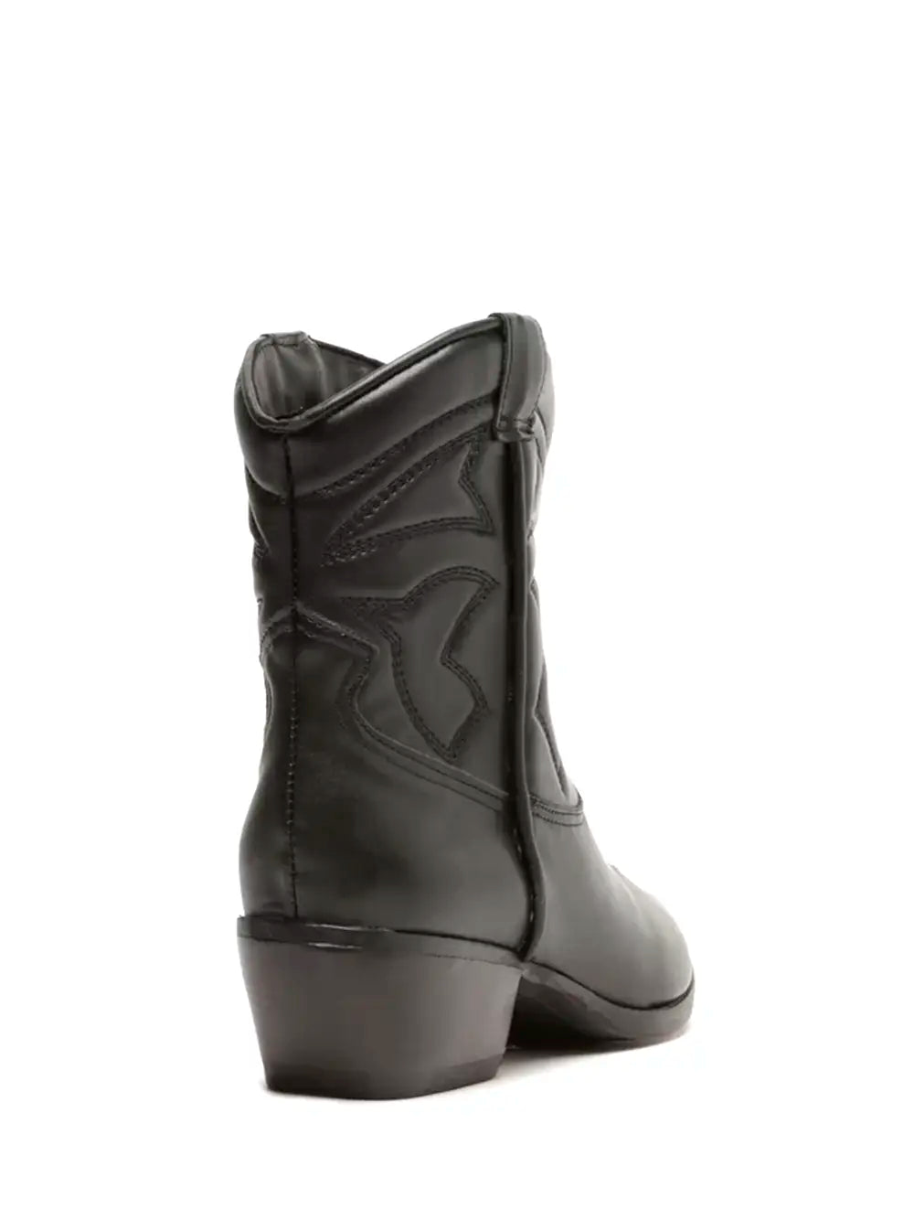 Bota Texana Arezzo Preta em Pele