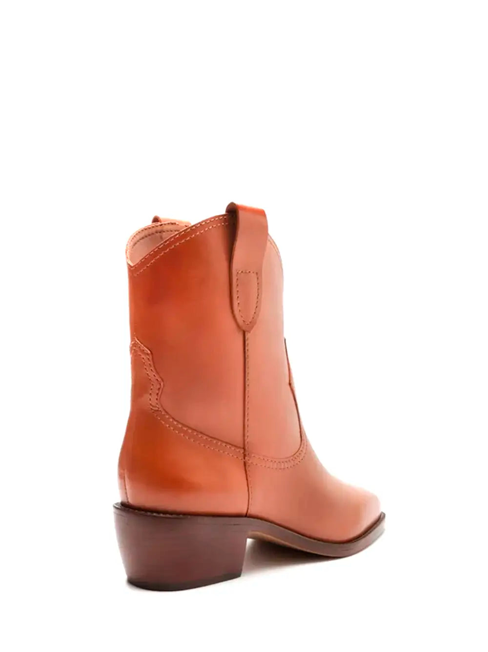 Bota Texana Arezzo em Pele Castanha