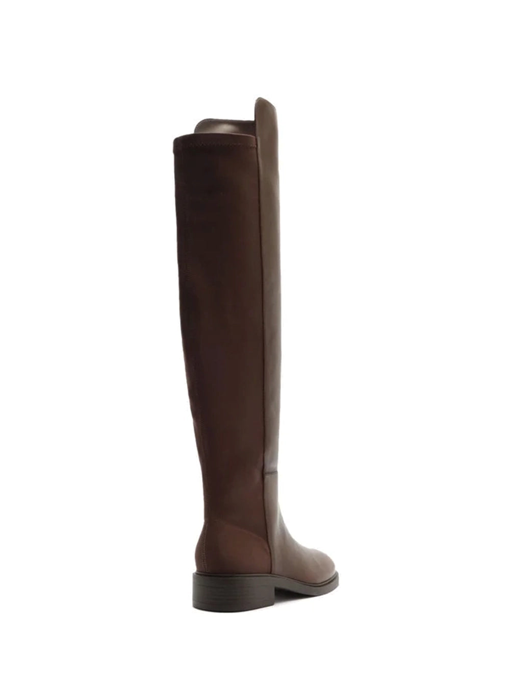 Bota Arezzo em Pele Castanha e Cano Alto