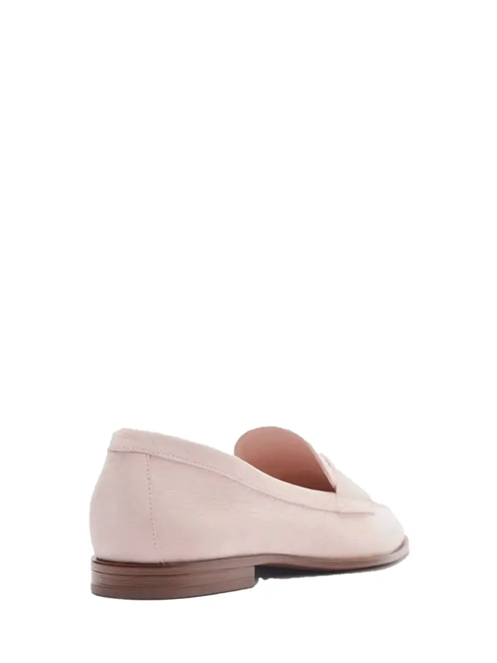 Loafer Arezzo em Pele Rosa Claro