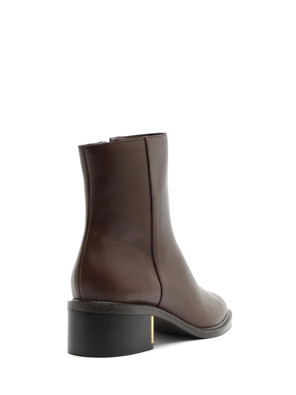 Bota Arezzo em Pele Castanha e Cano Médio