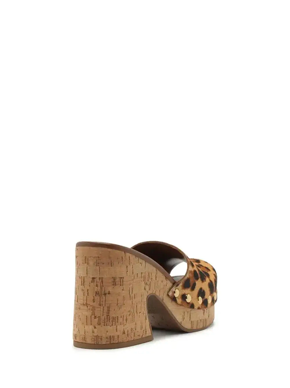 Arezzo Platform Sandals in Leopard Animal Print