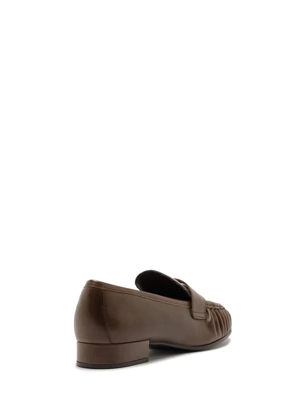 Loafer Arezzo em Pele Castanha