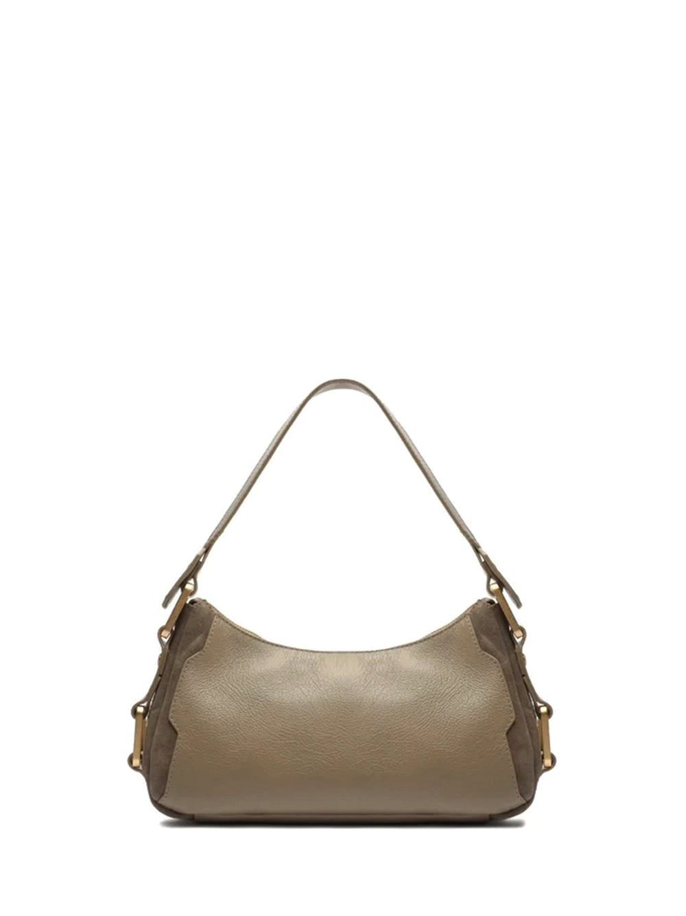 Mala Tiracolo em Pele Cinza