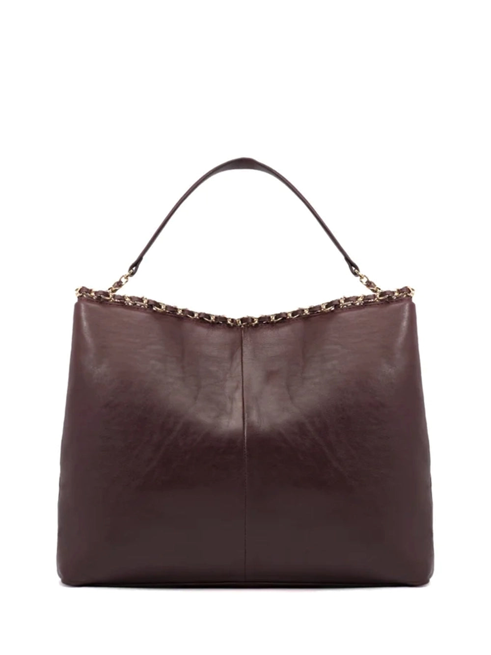 Mala Hobo Arezzo em Pele Bordô