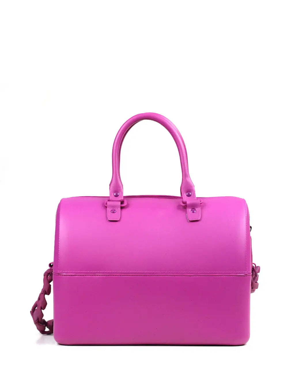 Pink Maxi Bag with Chain Strap
