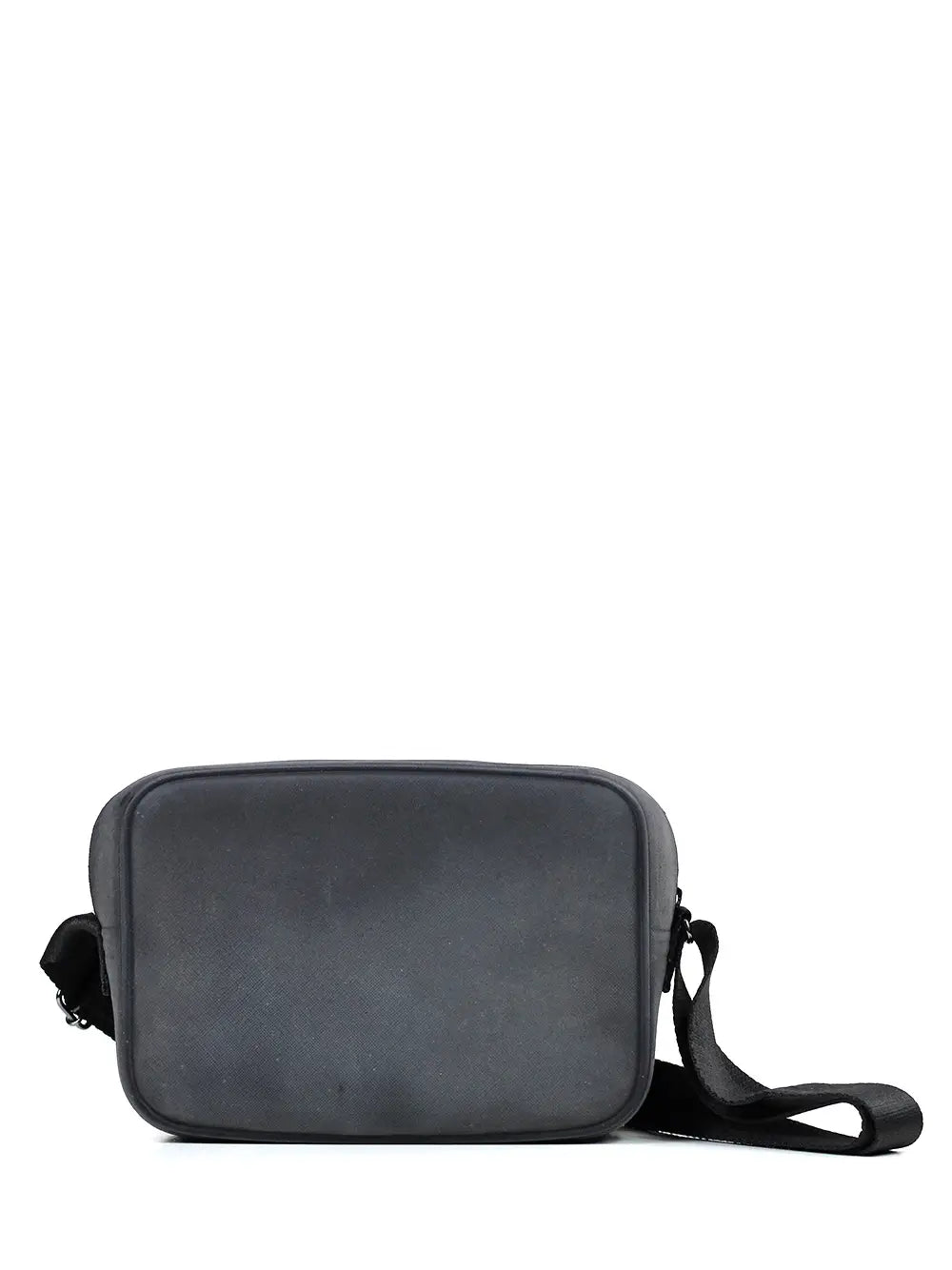 Black Bag with Nubuck Finish and Shoulder Strap