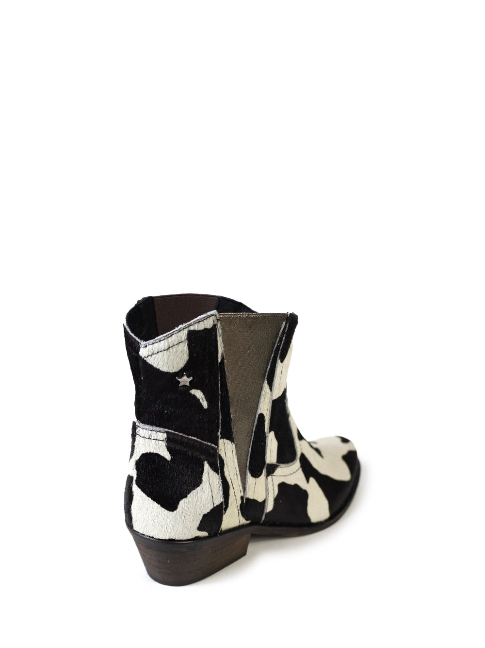 Bota Texana em Pelo Animal Print Vaca
