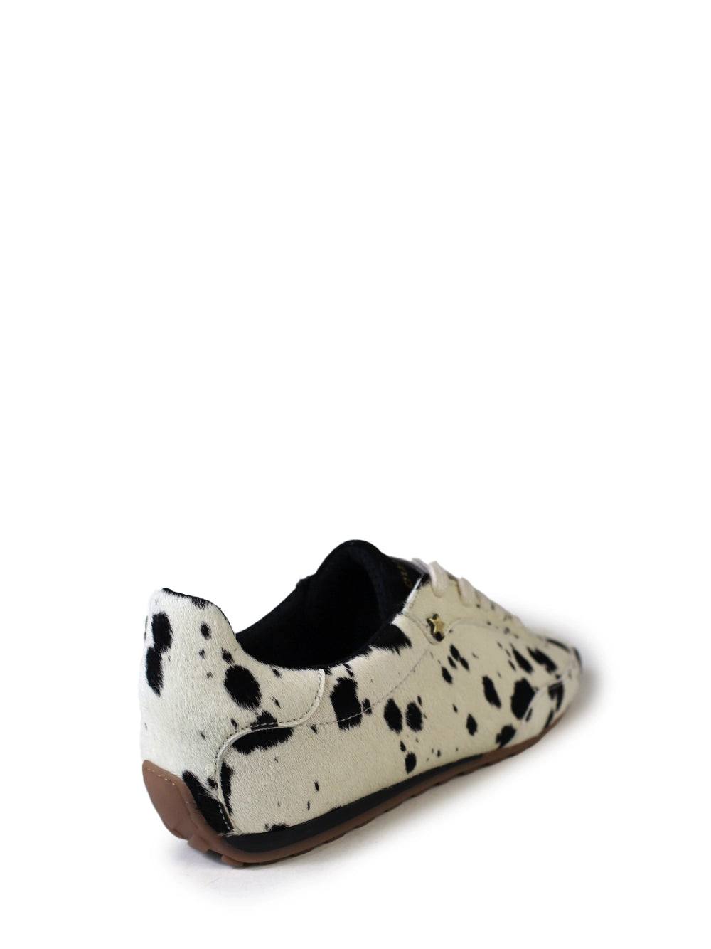 Ténis em Pelo Animal Print Vaca