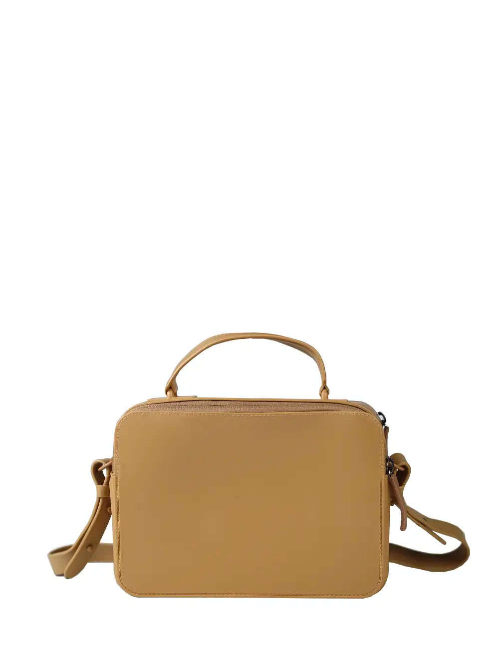 Beige PVC Bag and Shoulder Strap