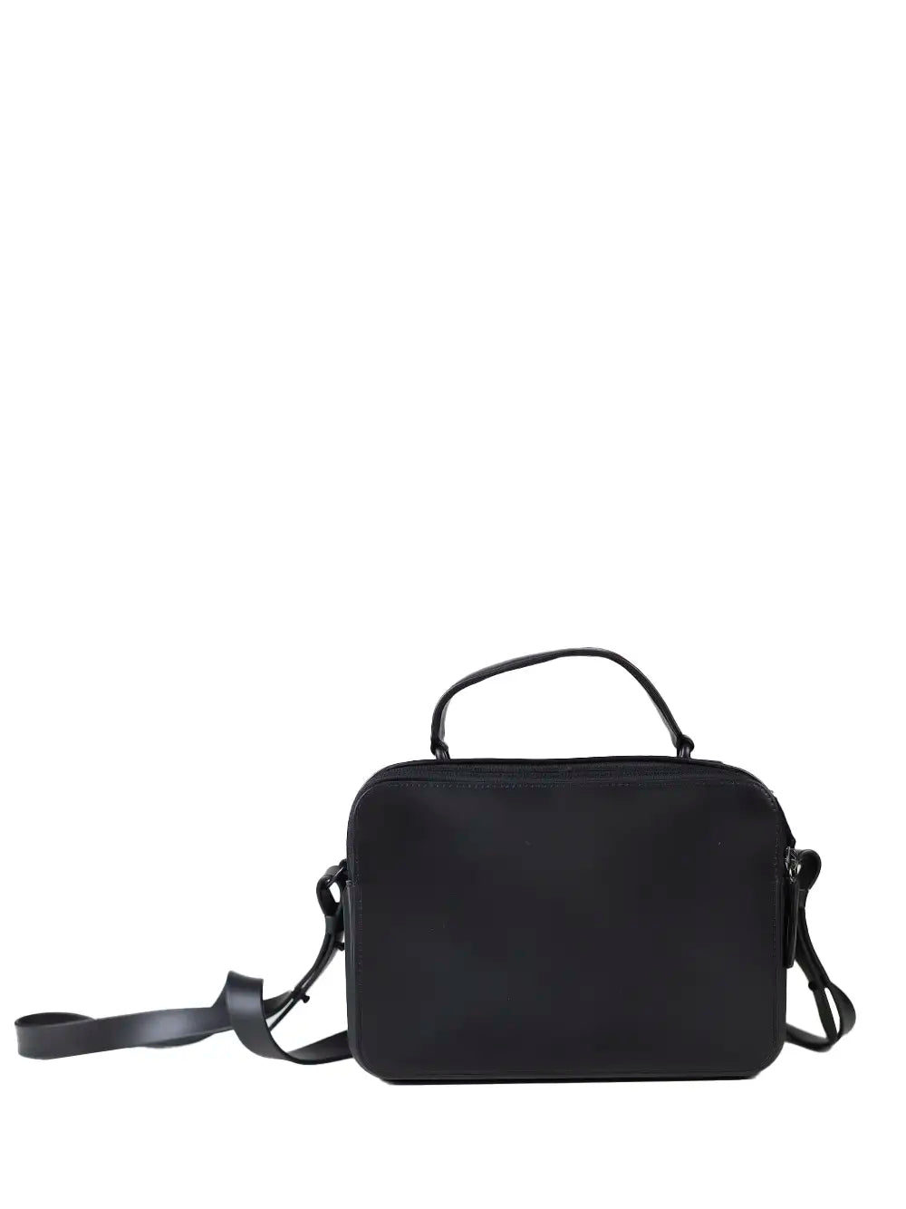 Black PVC Shoulder Bag