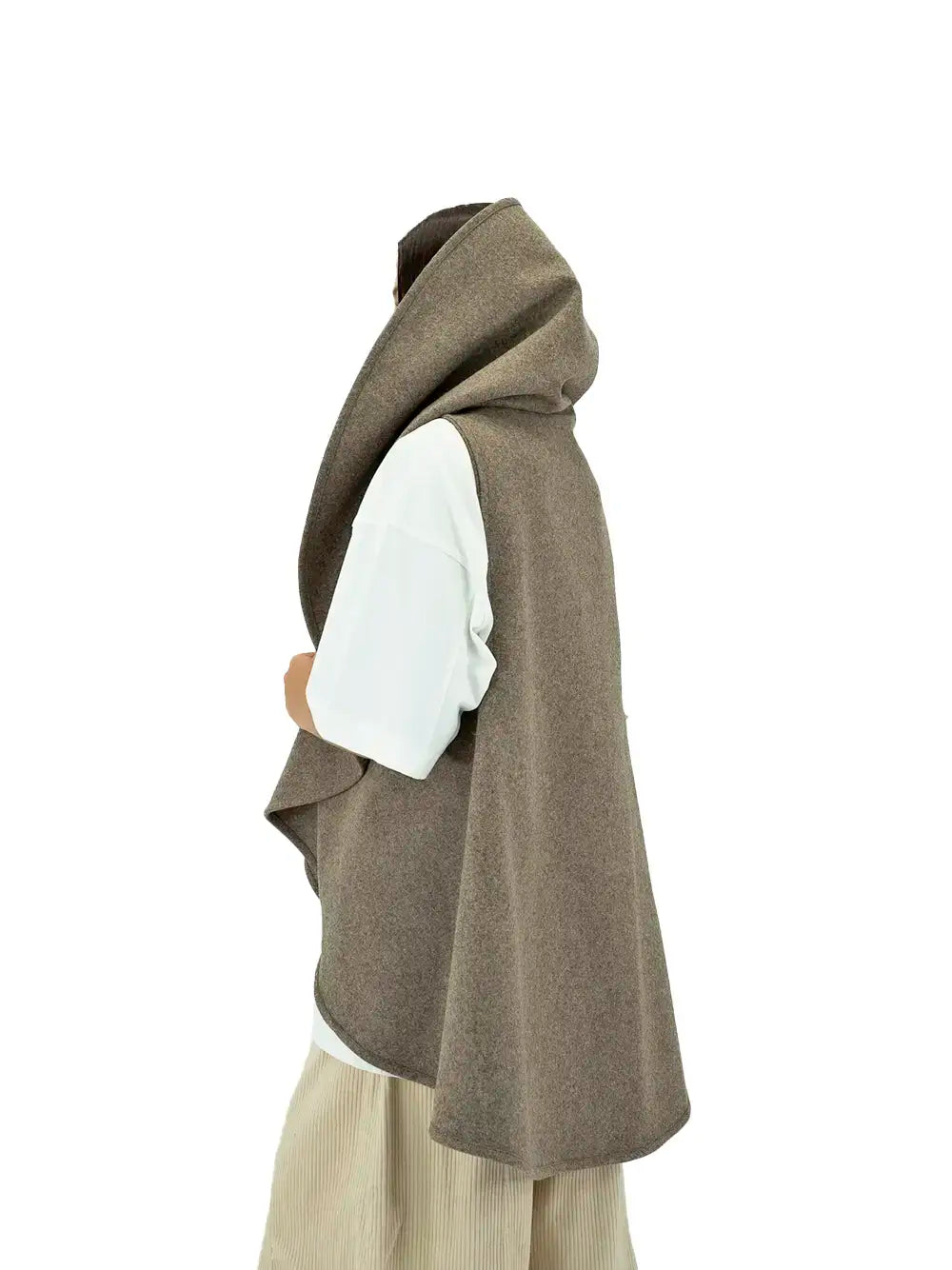 Beige Burel Cape