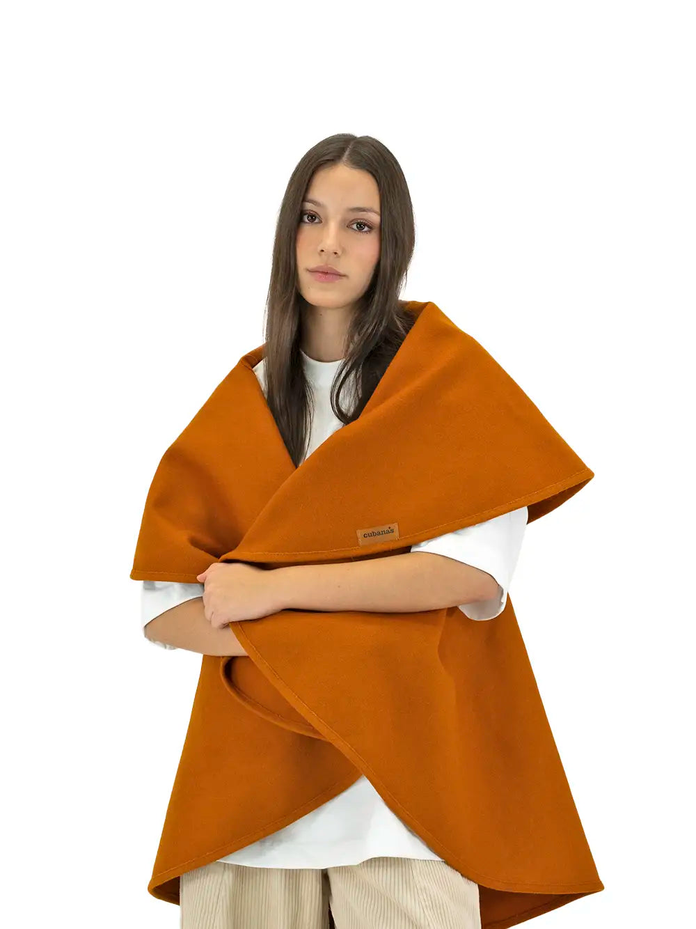 Orange Burel Cape