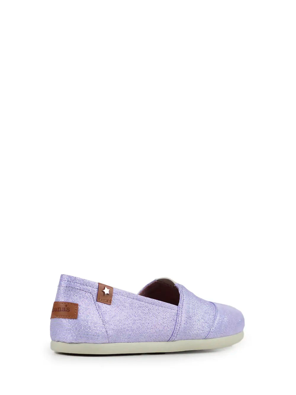 Alpergata em Tecido Roxo com Glitter