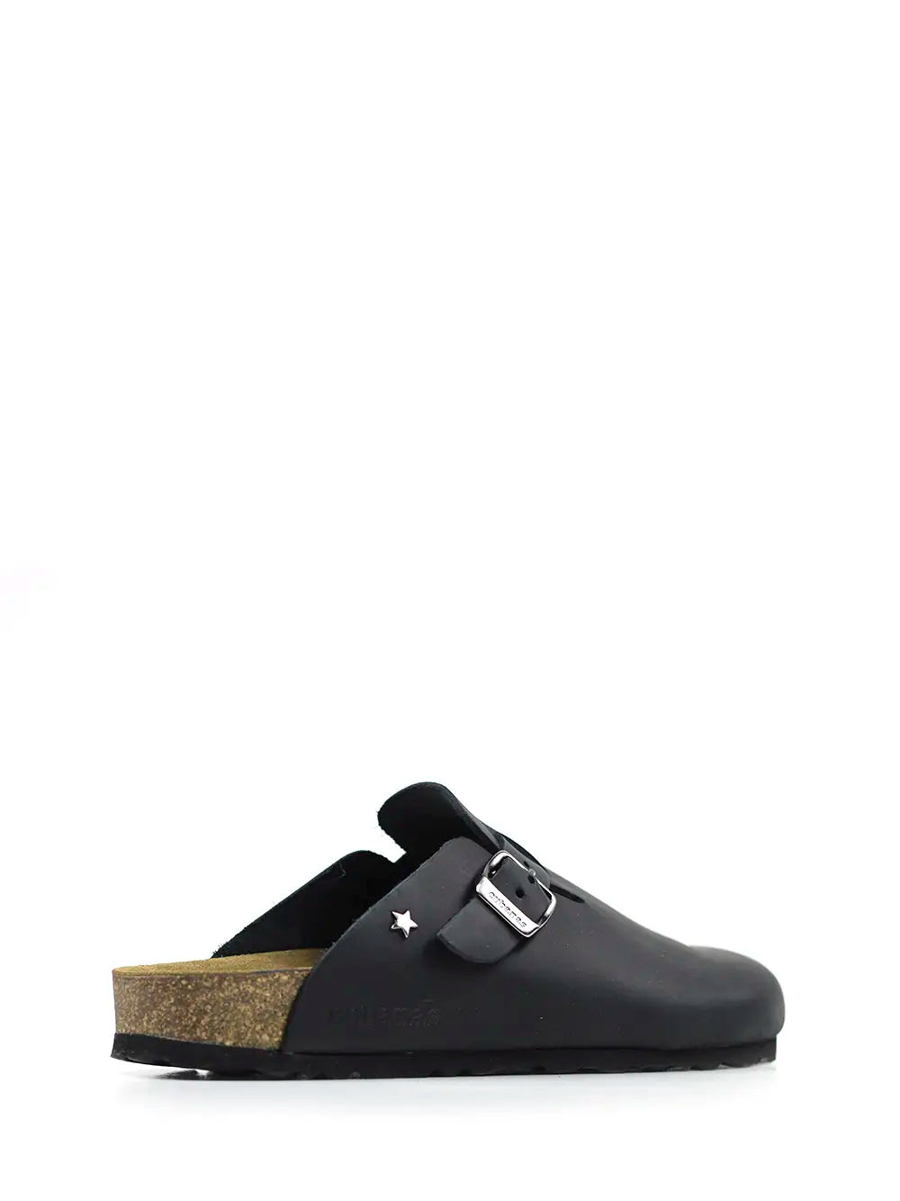 Men's Black Leather Sandals