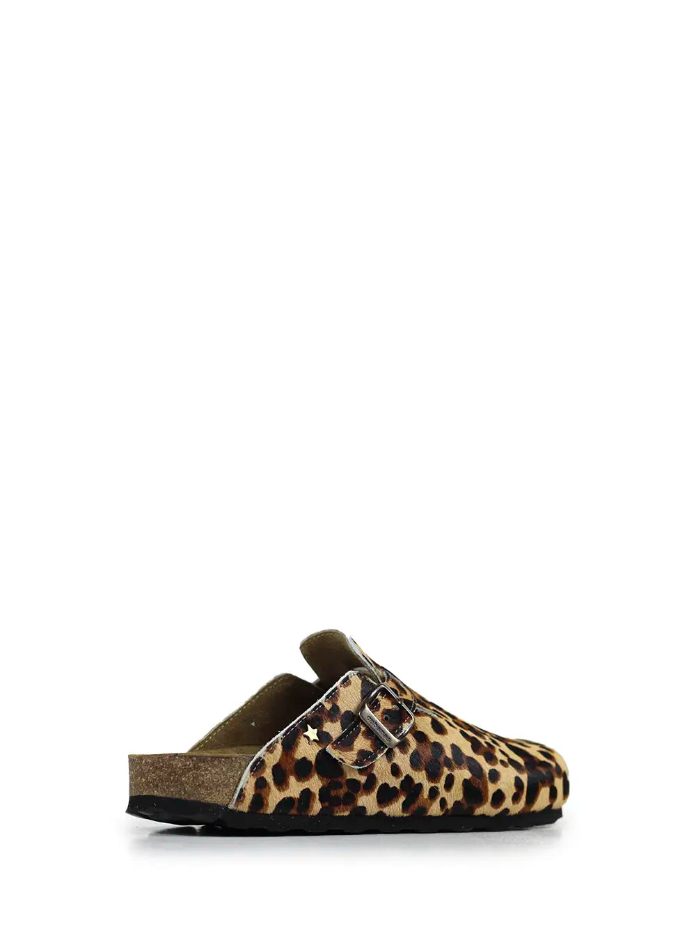 Sandália Maria em Animal Print Castanho