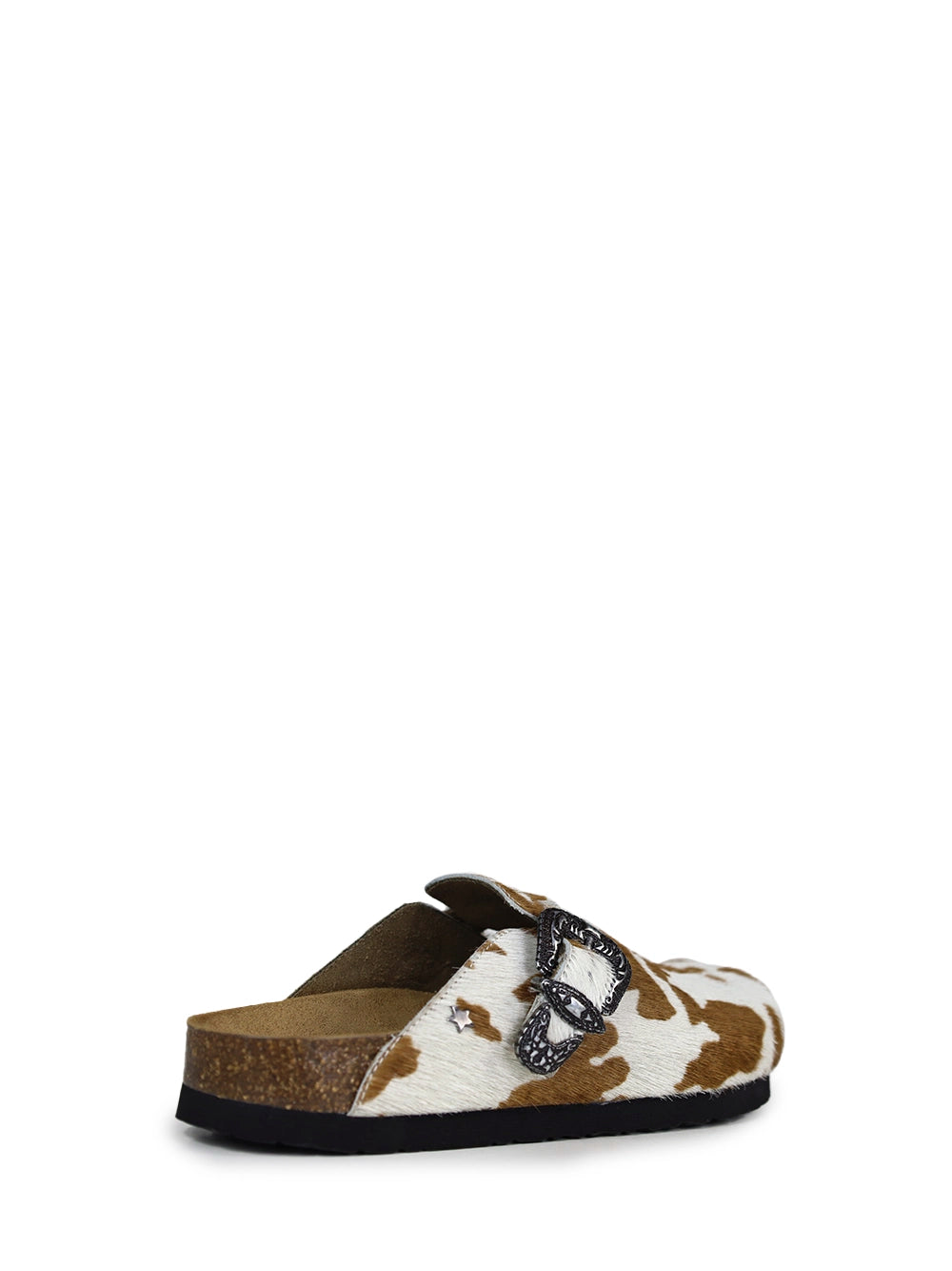 Maria Animal Print Cow Sandal
