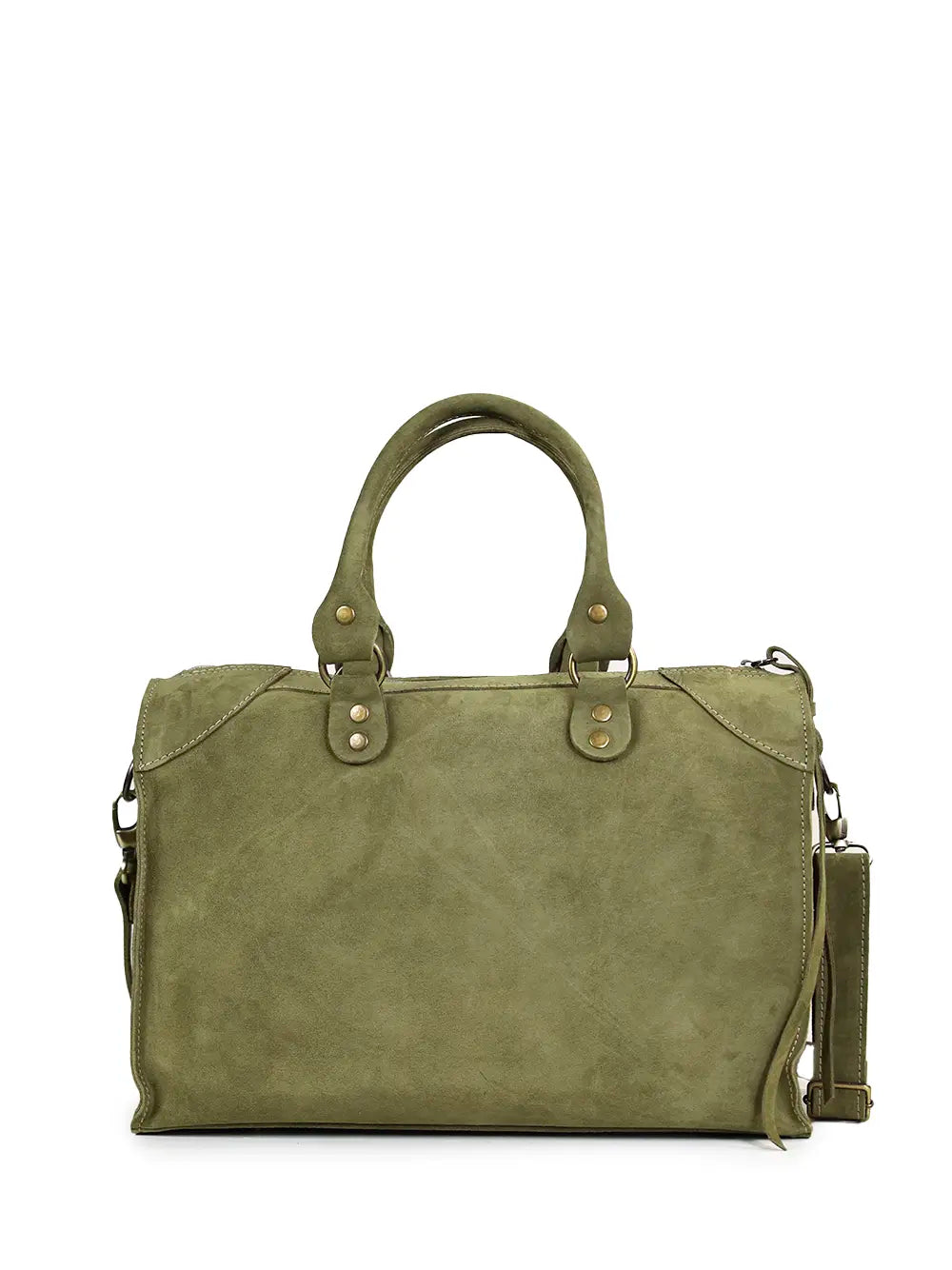 Green Suede Bag