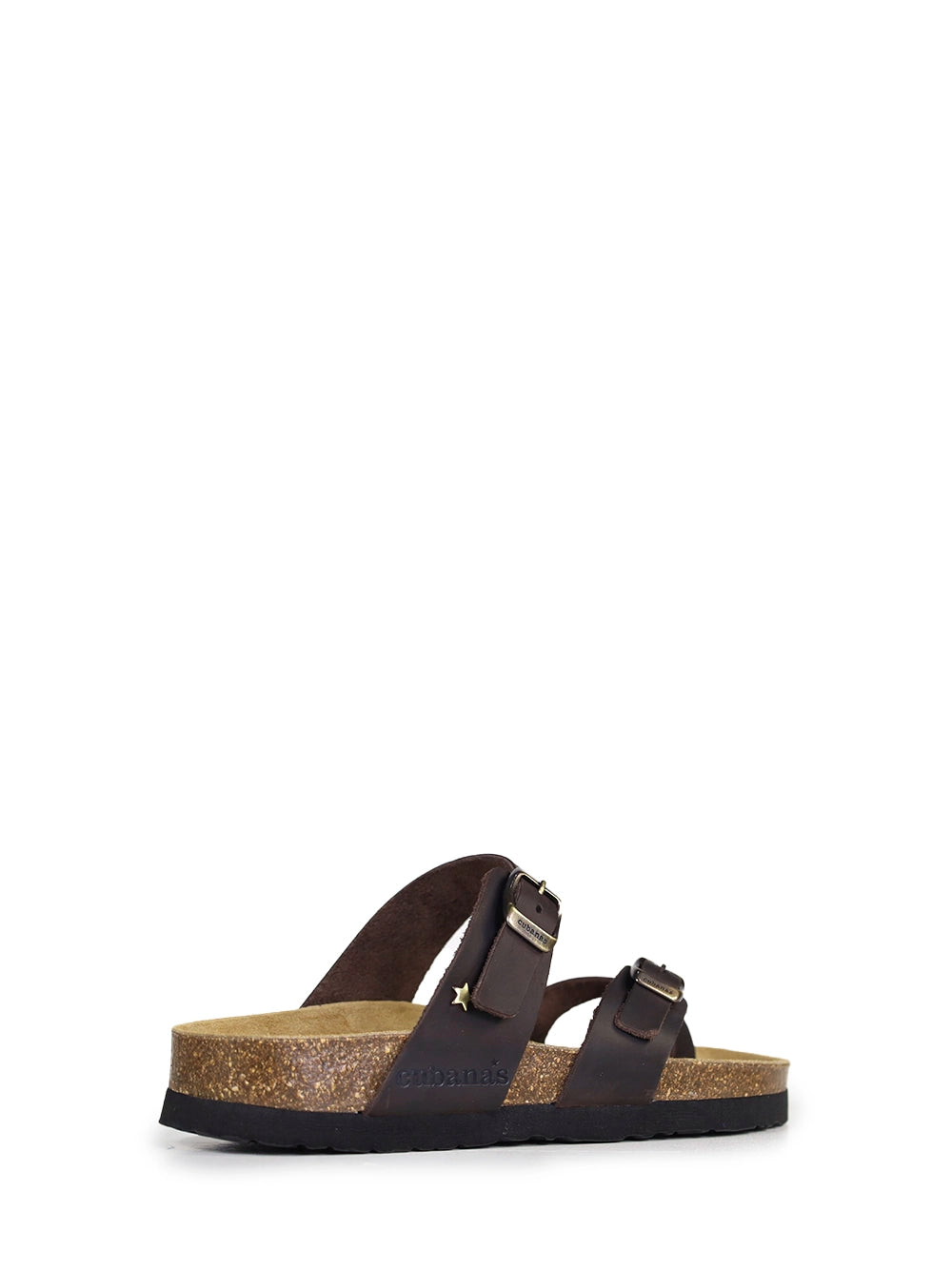 Nazaré Brown Leather Strappy Sandals