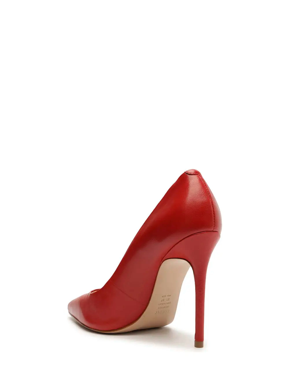 Schutz Red Leather Pointed Toe Pumps