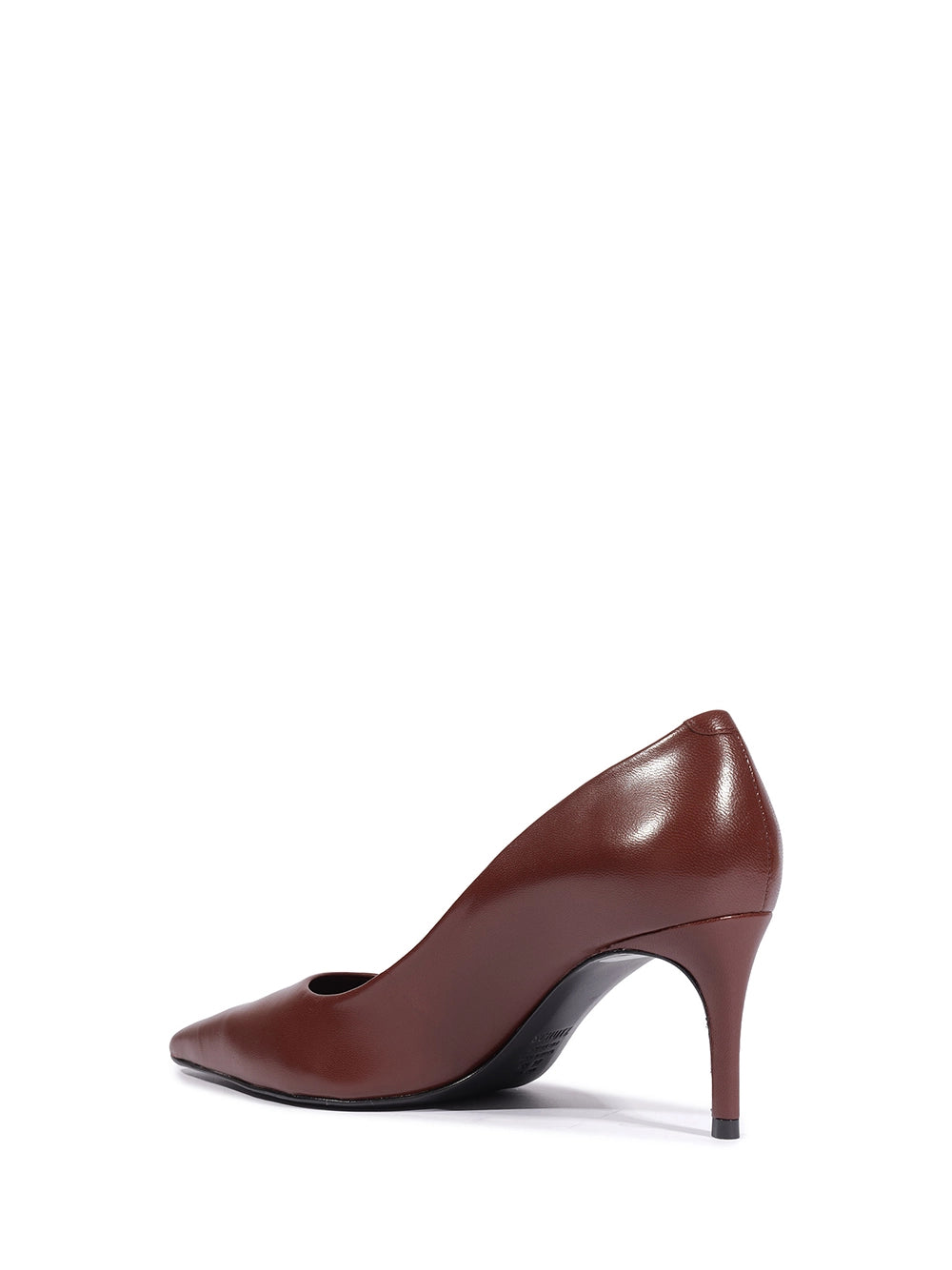 Scarpin Schutz em Pele Castanha