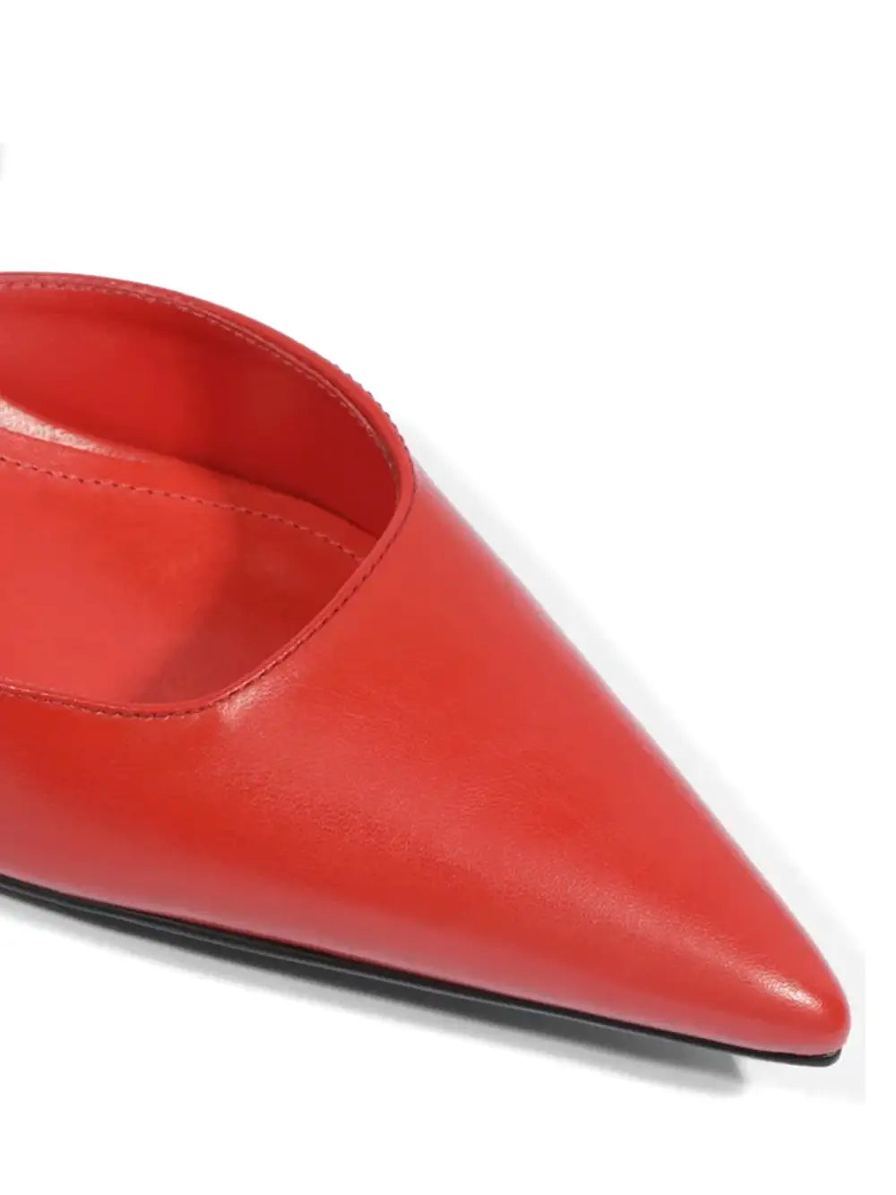Scarpin Schutz em Pele Vermelha e Tira