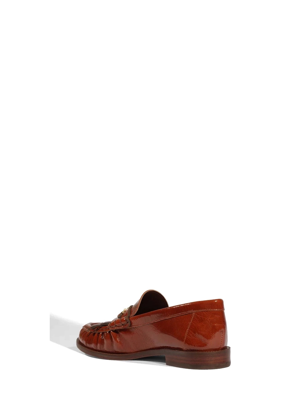 Loafer Schutz em Pele Castanha