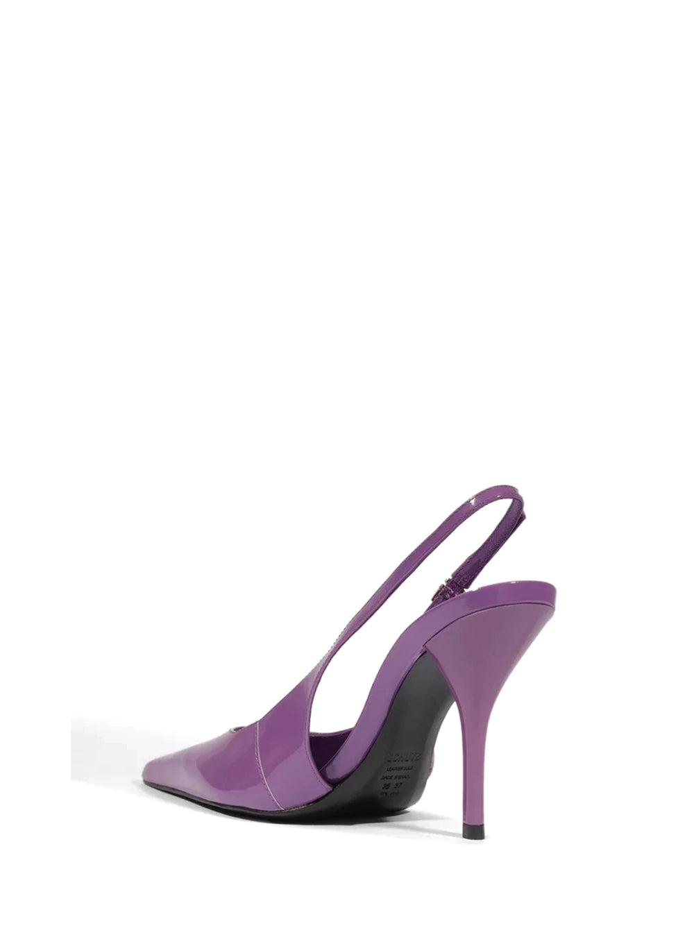 Scarpin Schutz Slingback em Pele Roxa
