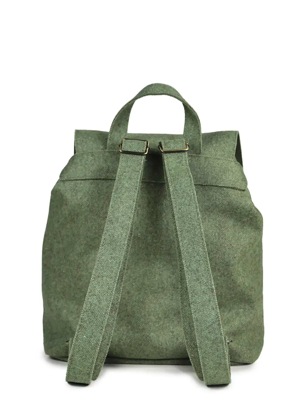 Mochila em Burel Verde
