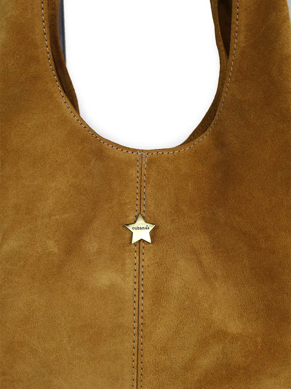 Mala Shopper em Pele Camel