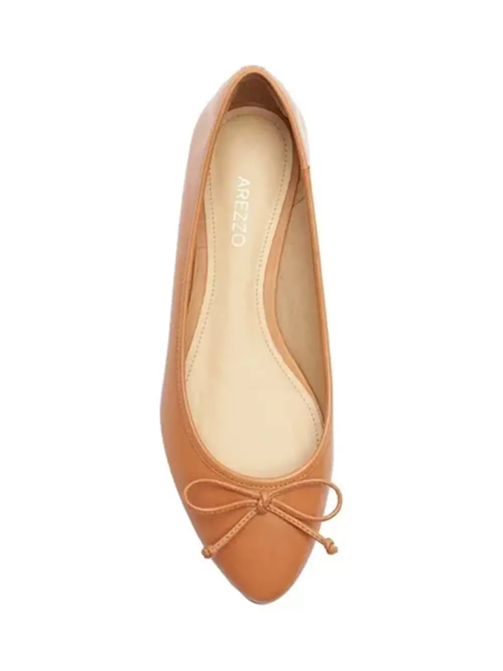 Sabrina Arezzo in Brown Leather and Pointed Toe