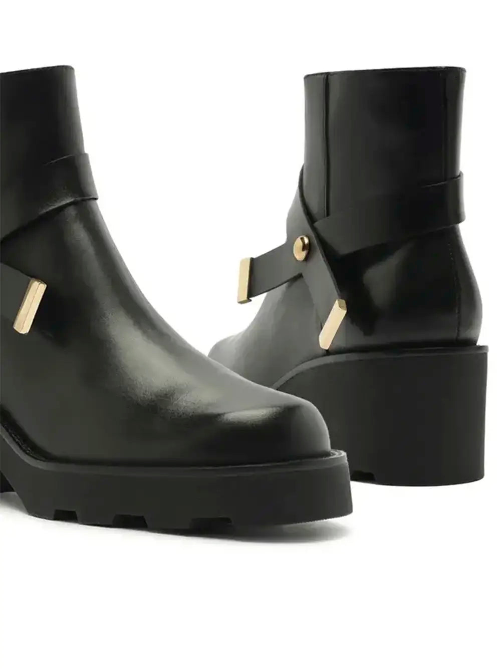 Black Leather Boot
