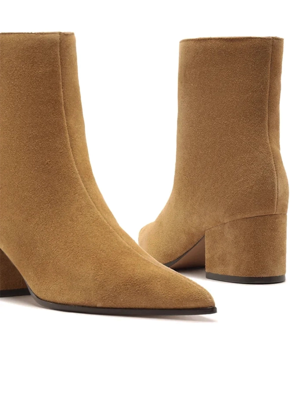Bota Arezzo em Camurça Camel