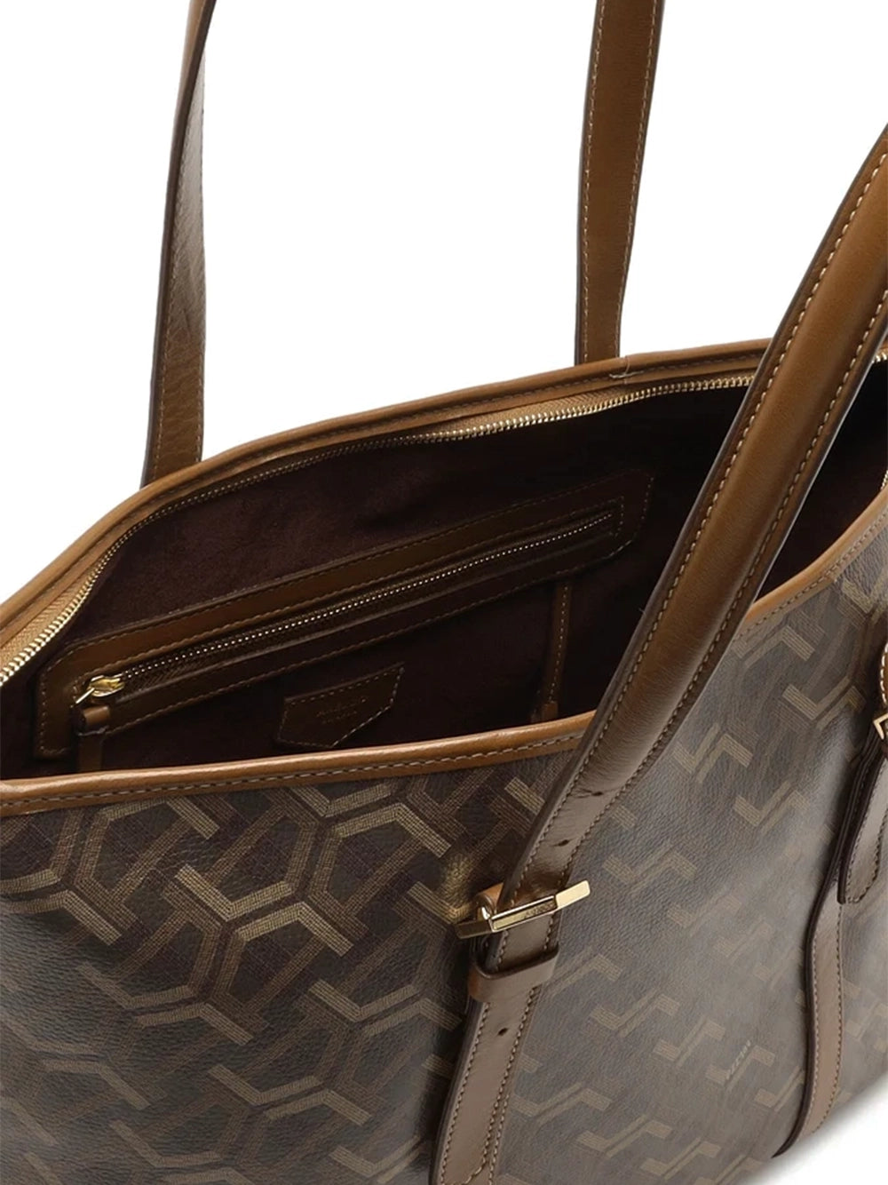 Mala Shopper Arezzo em Pele Castanha