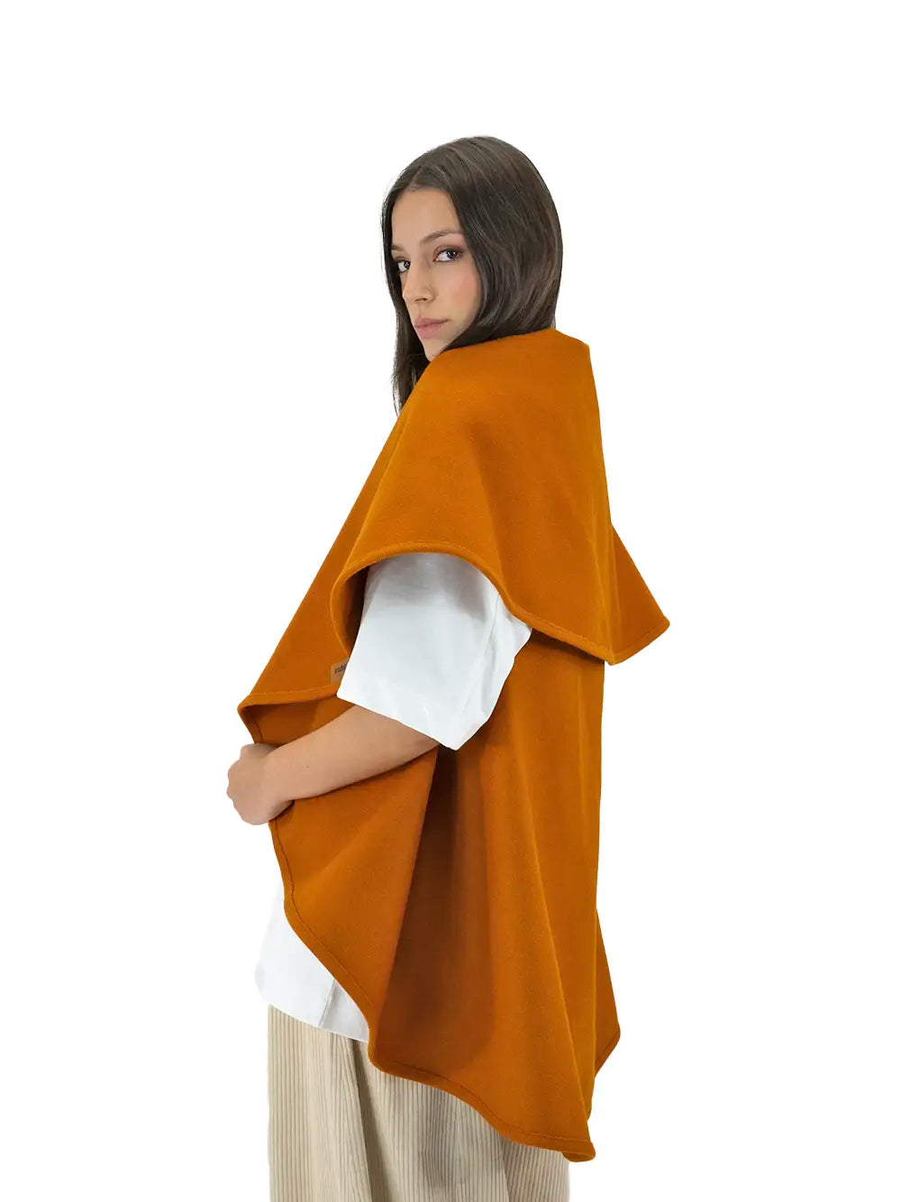Orange Burel Cape