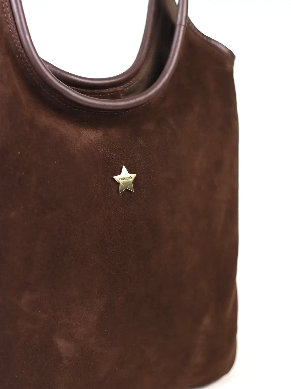 Brown Suede Shoulder Bag