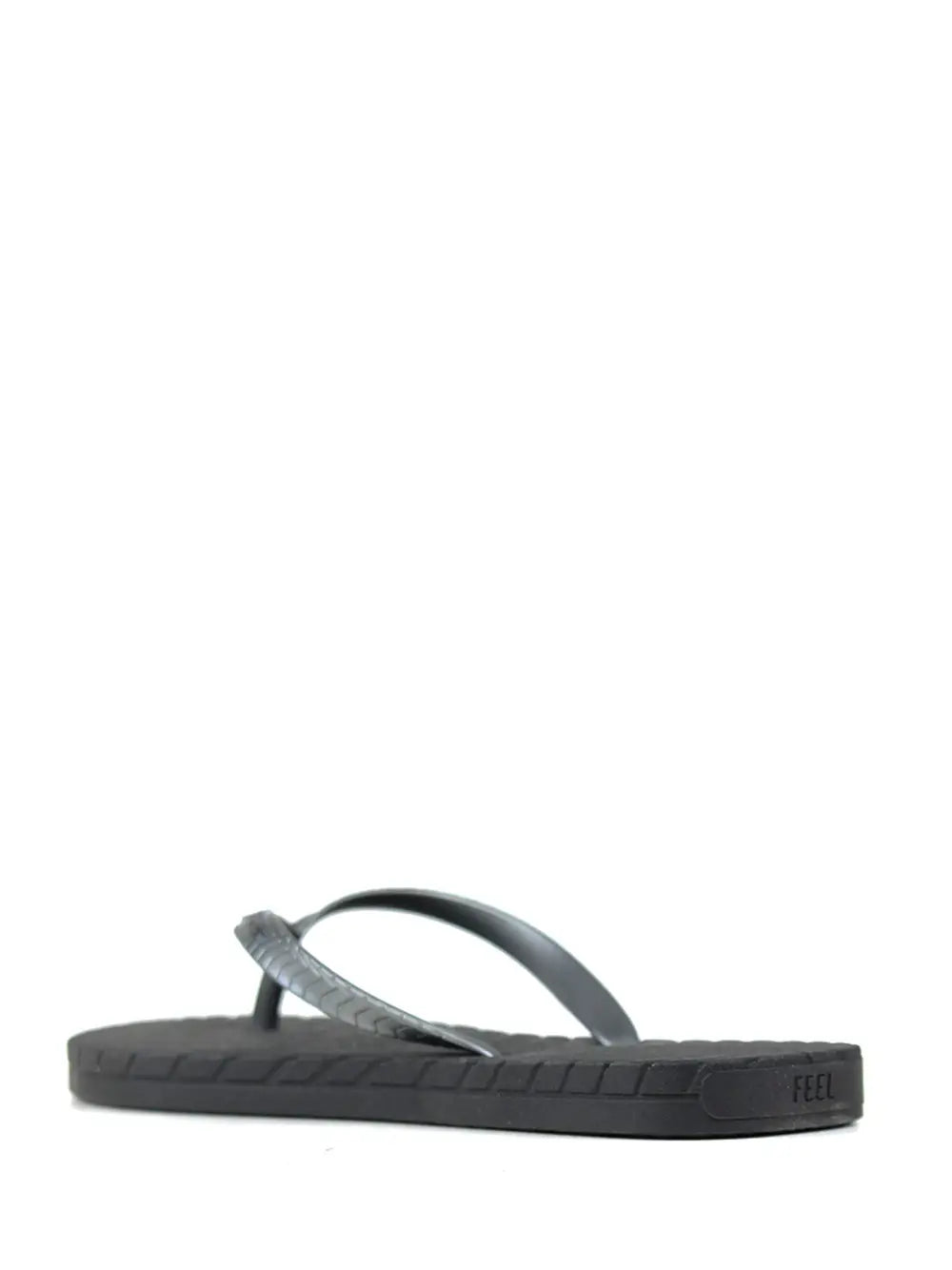 Chinelo Preto com Tira Prata