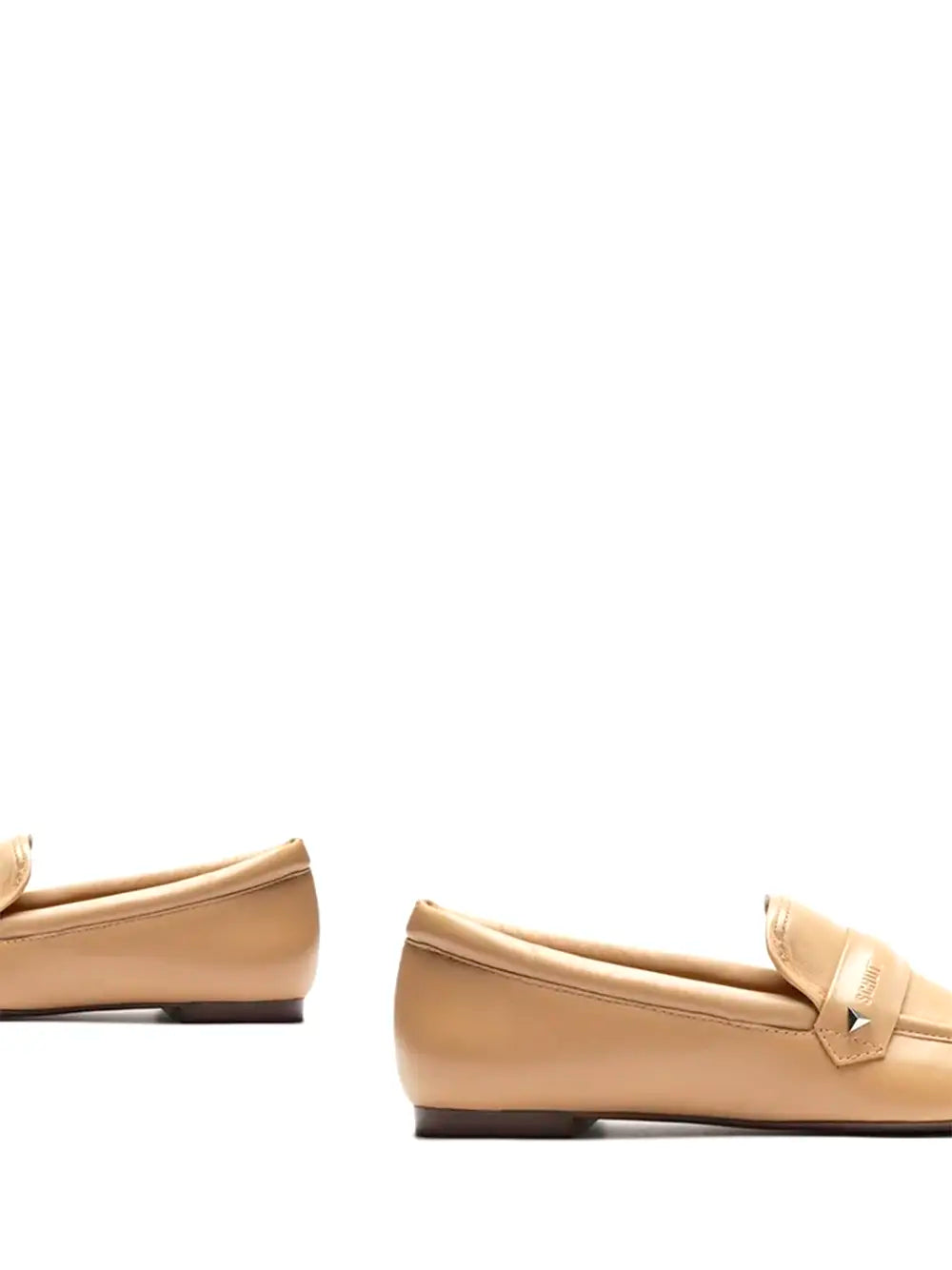 Loafer Schutz em Pele Beige