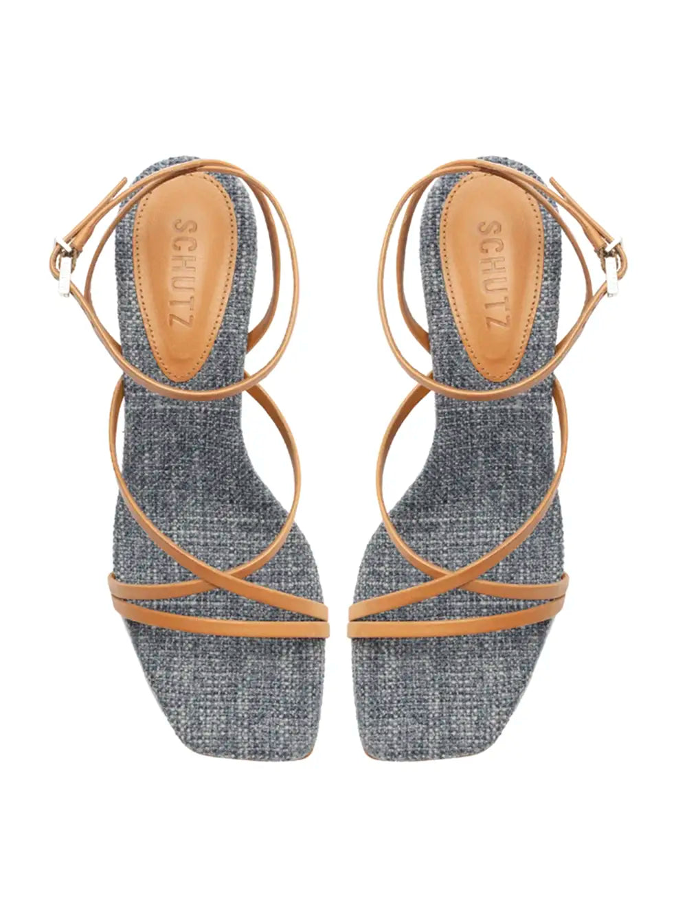 Sandália Schutz em Pele Camel e Estilo Ganga